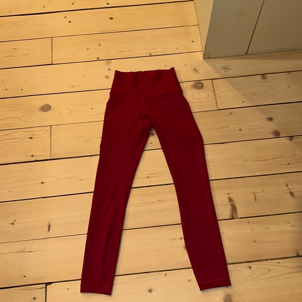 Lululemon Pink Wunder Train Leggings